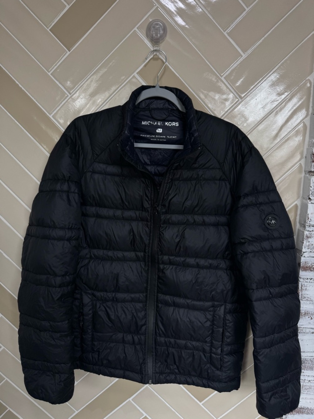 Michael Kors Black Quilted Lightweight Down Puffer Jacket